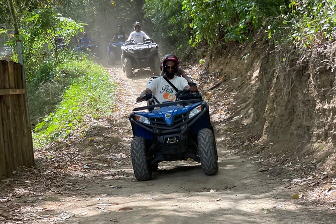 ATV and Zipline Combo from Montego Bay with Transportation - The zipline over the forest canopy