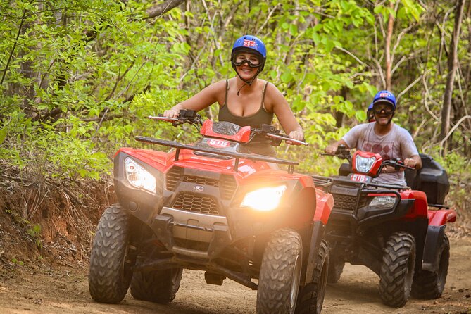 ATV and Zipline Combo Tour from Tamarindo or Conchal or Riu Hotel - Starting near Huacas and learning the ATV controls