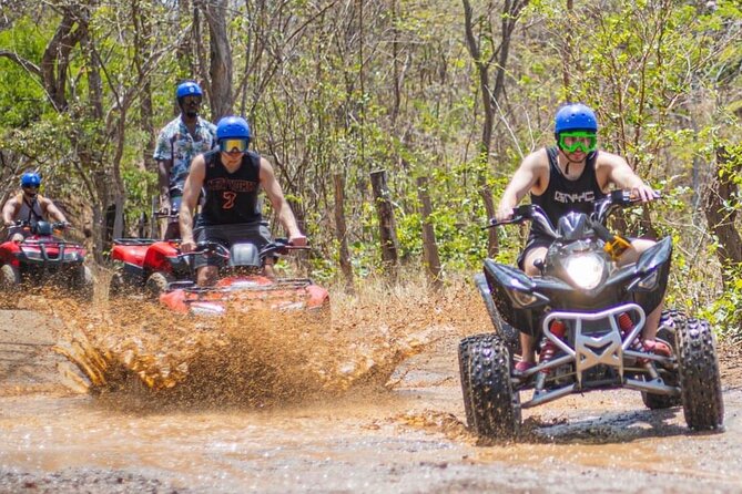 ATV and Zipline Combo Tour from Tamarindo or Conchal or Riu Hotel - Riding back roads through Tamarindo’s dry tropical forest
