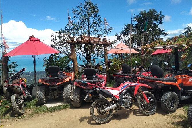 ATV And Zipline Experience on Koh Samui with Transfer - Riding an ATV through Lipa Noi’s rural side