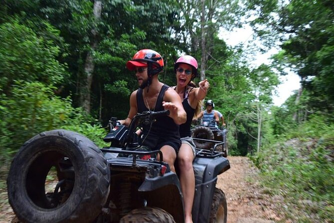 ATV Circuit in Cancun, Horseback Riding, Zip Lines, Cenote, lunch - The cenote stop and its limits