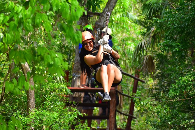 ATV Combo Horseback Riding, ATV, Ziplines, Cenote and Lunch - A peaceful horseback ride with gentle animals