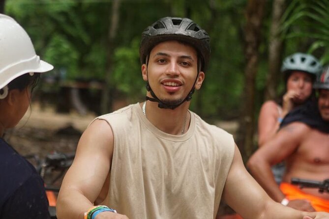 ATV drive experience ziplines and a real Mayan cenote for the best price - Swimming in a real Mayan cenote