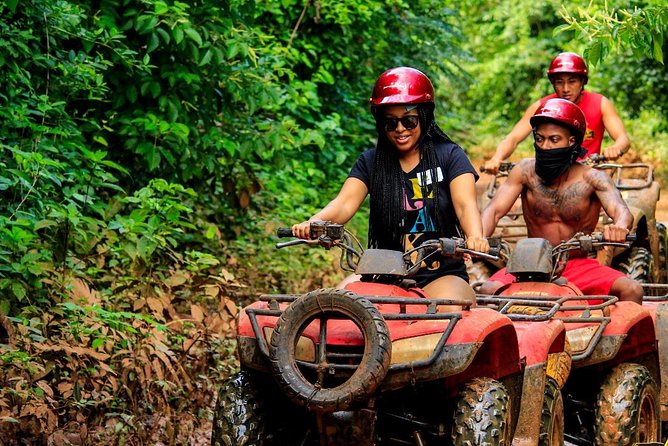 Atv experience, Ziplines adventure and Cenote swim from Cancun and Riviera Maya - What the shared ATV ride is like