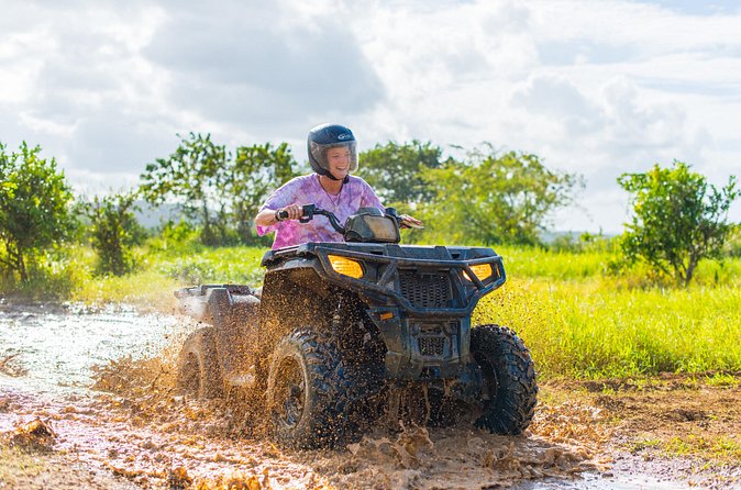 ATV, Horseback Ride, Zipline, Falls Climb + Lunch from Ocho Rios - Horseback riding from Jamaican soil into the sea
