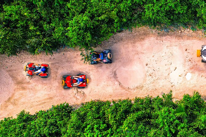 ATV Jungle Adventure with Ziplines, Cenote & Transportation - Tequila, a regional snack, and local stops