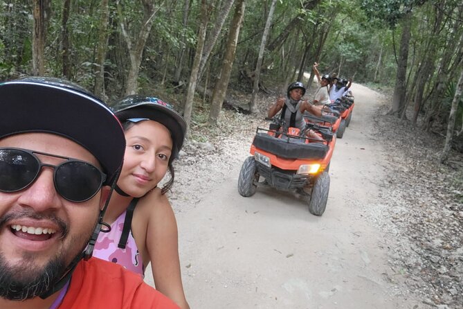 ATV's and Off Road Vehicles with Ziplines and Cenotes - ATV riding through the Maya jungle