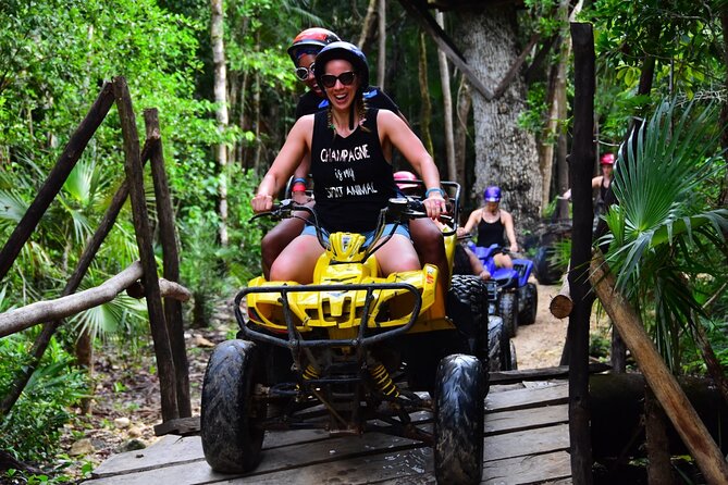 ATV (shared), Horse Back Riding, Ziplines, & Cenote from Cancún - Lunch, water, and the real cost