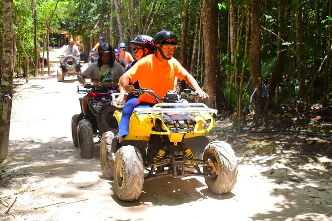 ATV Tour from Tulum or Riviera with Ziplines and Cenote Swim Day - From Tulum to the jungle adventure park