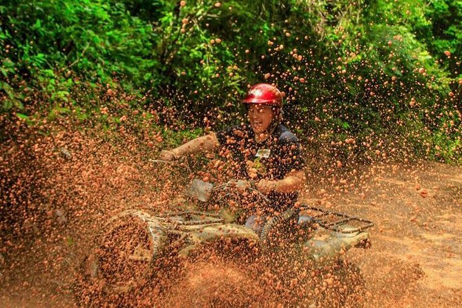 ATV Tour with Cenote swim, Ziplines, Transportation and Lunch Included - From Cancun to the Puerto Morelos jungle