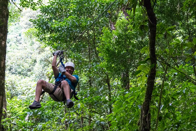 ATV Tour, Ziplines and Cenote with Lunch and Transportation - Ziplines and suspension bridges above the trees