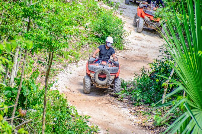 ATV Tour, Ziplines and Cenote with Lunch and Transportation - ATV trails: speed with a few conditions