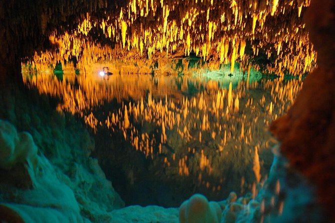 ATV Xtreme and Zipline Adventure from Riviera Maya - Snorkeling in a cool, clear cenote