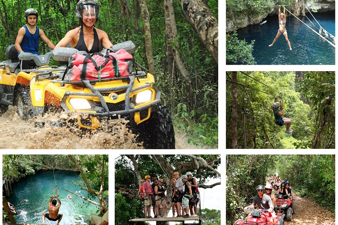 ATV, zip lines and cenote - Who will get the most from this tour