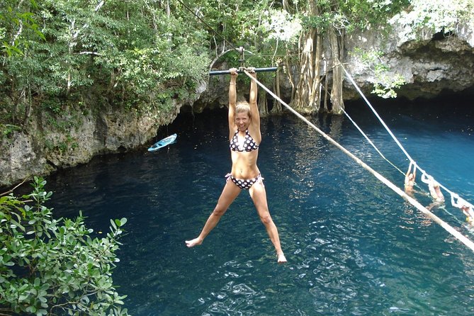 ATV, zip lines and cenote - The ride to La Ruta de los Cenotes