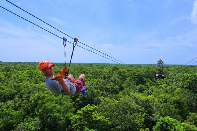 ATV & Zip Lines Single From Playa del Carmen - Zip lines add height and speed