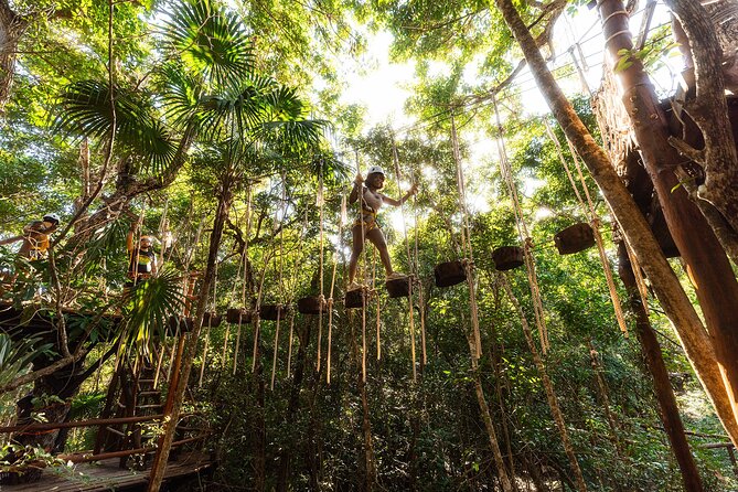 ATV, Zipline and Cenote at Extreme Adventuring with Tulum Pickup - Cenote Verde Lucero, the cool-water finale