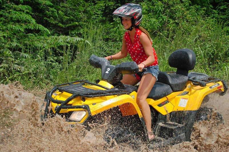 Atv , Zipline and cenote swim experience in the jungle! - The ATV ride: group pace, shared machines