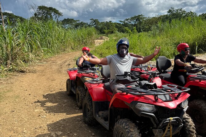 ATV, Zipline and Rick’s Cafe from Montego Bay with transportation - ATV trails: expect mud, scenery, and a real workout