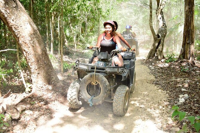 ATV , Zipline & Cenote from Playa del Carmen – Lunch Included - Chicken fajitas and snacks keep the day moving