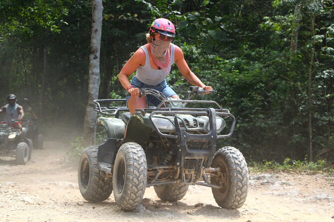 ATV Ziplines, Cenote, Lunch, Horseback Riding and Tequila Tasting - Four ziplines and hanging bridges