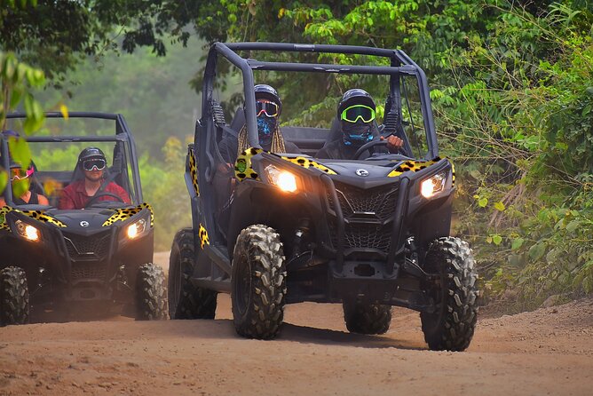 ATV, Ziplines & Cenote with Transportation - Cooling off in the freshwater cenote