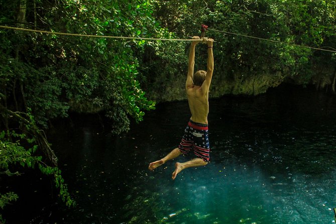 ATV, Ziplines & Cenote with Transportation - Snack, Mayan performance, and tequila tasting