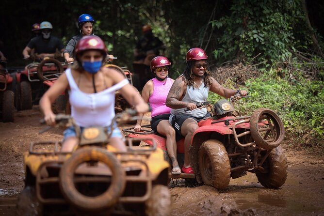 Atvs, Ziplines and Cenote from Cancun or Riviera Maya snack and water included - Mexican snack, purified water, and the food question