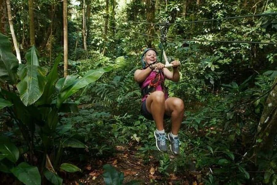Babonneau/Castries: Rainforest Zip Line, Tram, and Hike Tour - What the three-part tour is trying to do