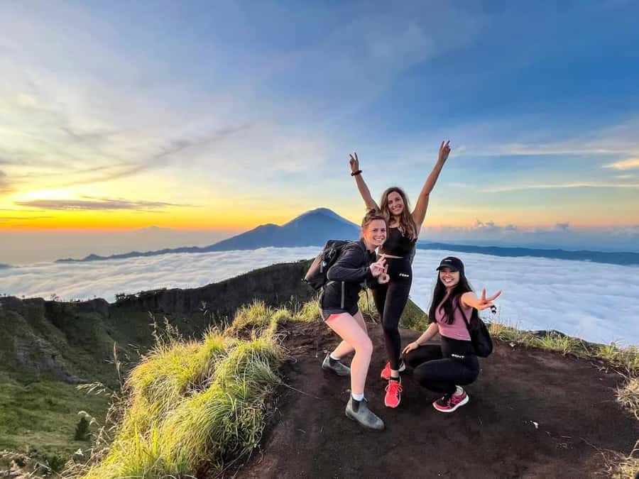 Bali: Mount Batur Sunrise Trek & Ubud Zip-Line Adventure - Descending before the Ubud zip-line