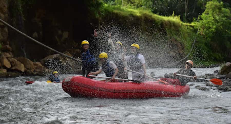 Bali Rafting: River Rafting with Zipline Down to the River - The 16-Kilometer Rafting Route