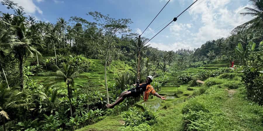 Bali/Ubud: Swing, Zipline & SkyBike Rice Terrace Adventure - U Fun Field at a glance