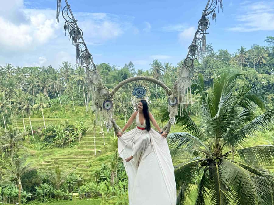 Bali/Ubud: Swing, Zipline & SkyBike Rice Terrace Adventure - Arriving at a private Ubud rice terrace