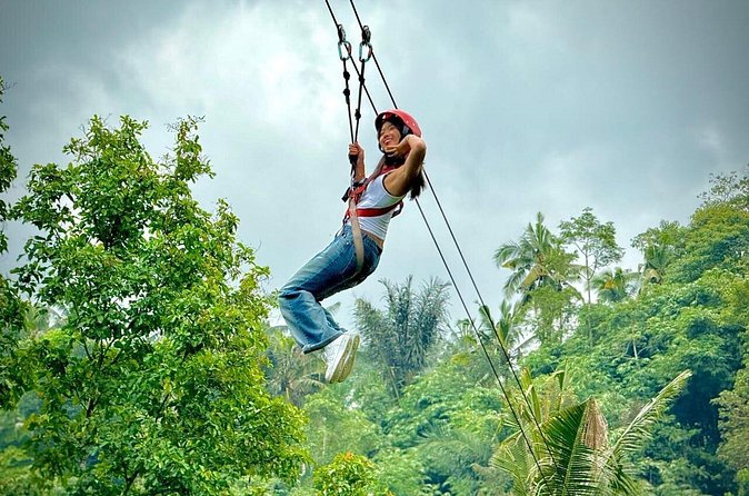 Bali Ubud Zipline, Monkey Forest and Waterfall Adventure - What the $27.36 price really covers