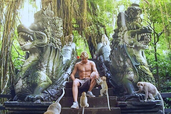 Bali Ubud Zipline, Monkey Forest and Waterfall Adventure - Starting above the rice fields on the zipline