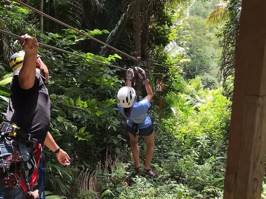 Belize: Thrilling Zipline Adventure at Bocawina Rainforest - The first platforms: getting comfortable above the trees