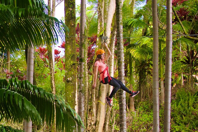 Big Island: 8-Zipline & Suspension Bridge Waterfall Adventure - Exploring the gardens after the zipline