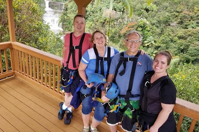 Big Island: 9-Line Waterfall Zipline Experience - Umauma Falls and the setting around the course