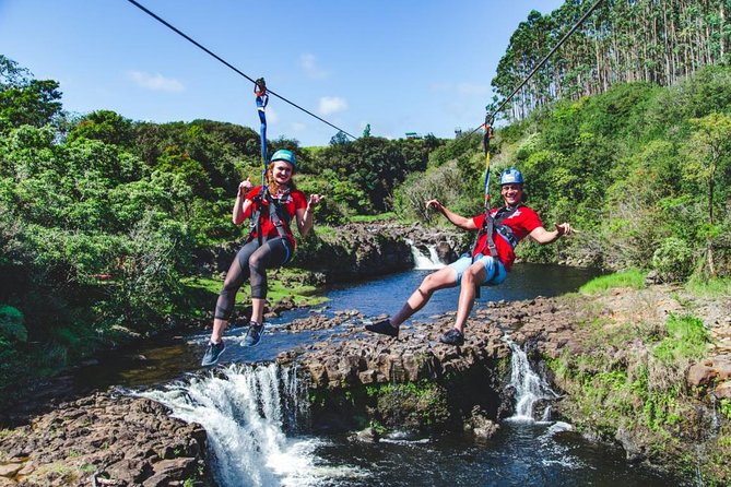 Big Island 9-Line Zipline Experience Plus Private Waterfall Swim - Nine lines, quick movement, and a few tricks