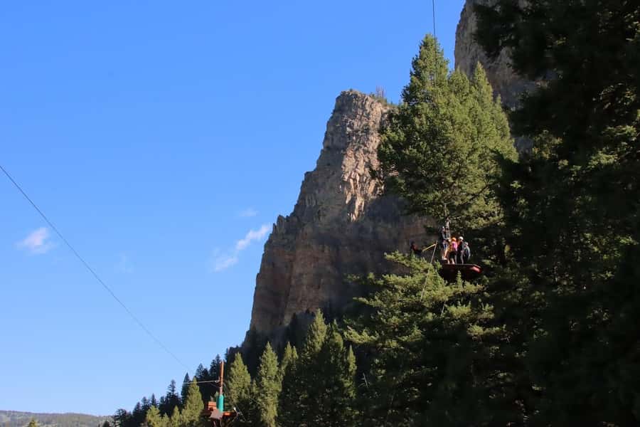 Big Sky: Classic Guided Zipline Tour (1-2 Hours) - The first platform sets the tone