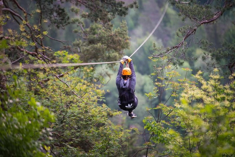 Bled: Europe's Longest Zipline Adventure over Dolinka River - The safety briefing at Lake Bled