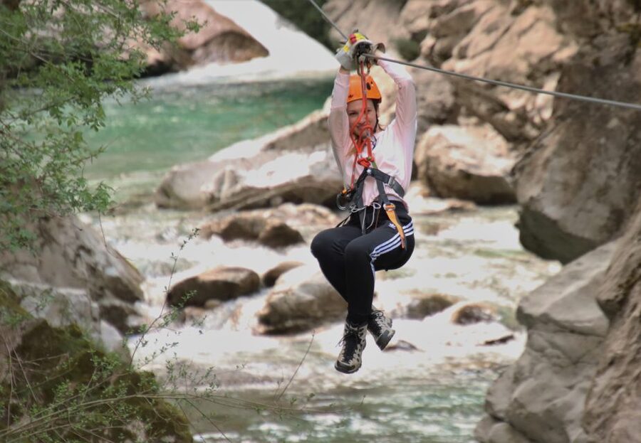 Bovec: Canyon Učja — The Longest Zipline Park in Europe - Ten ziplines, with a useful change of pace