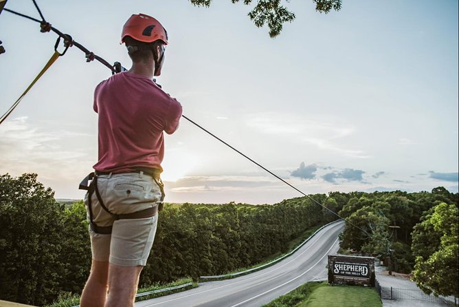 Bransons Best Zipline - Great Woodsman Canopy Tour - Starting at Shepherd of the Hills
