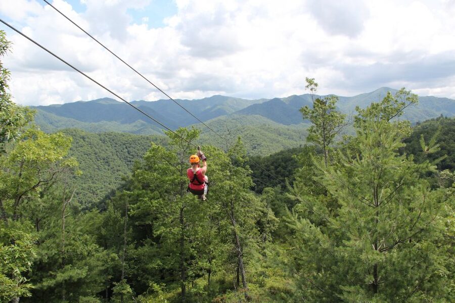 Bryson City: Mountaintop Zip Line Experience - Platform-to-platform zips build the excitement