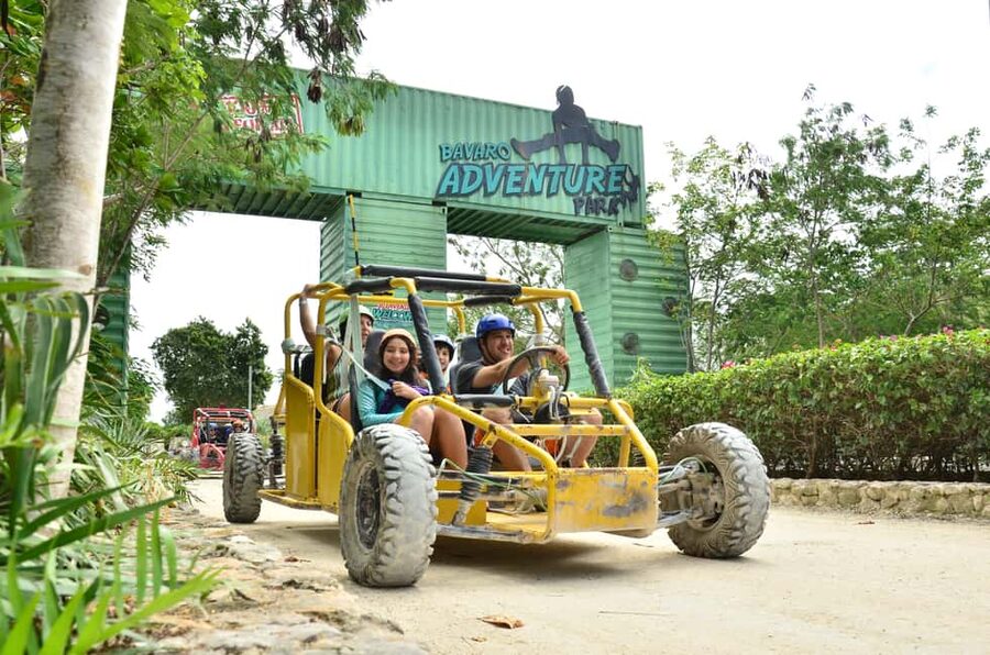 Buggy Ride, Zipline Splash & Waterfall Pool Combo with Lunch - The abandoned mine circuit adds character