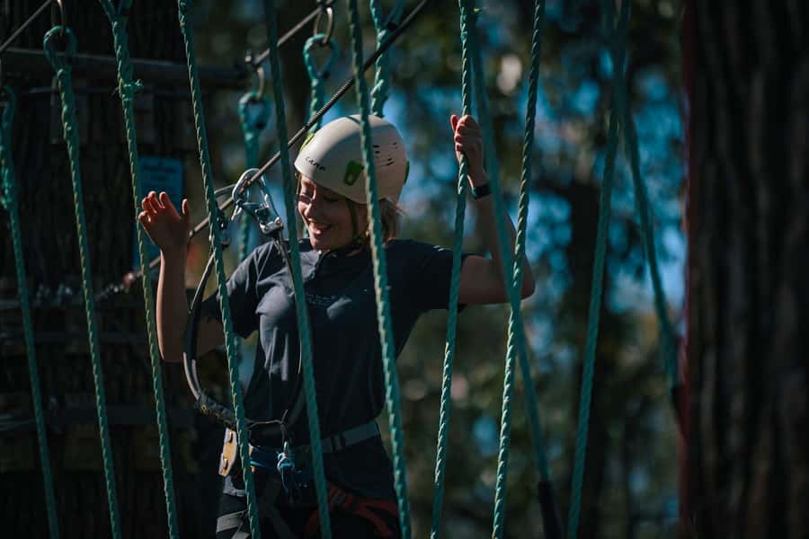 Busselton: Forest Adventure with Zip Lining and Rope Course - Seven or more zips, including the 150-metre finish
