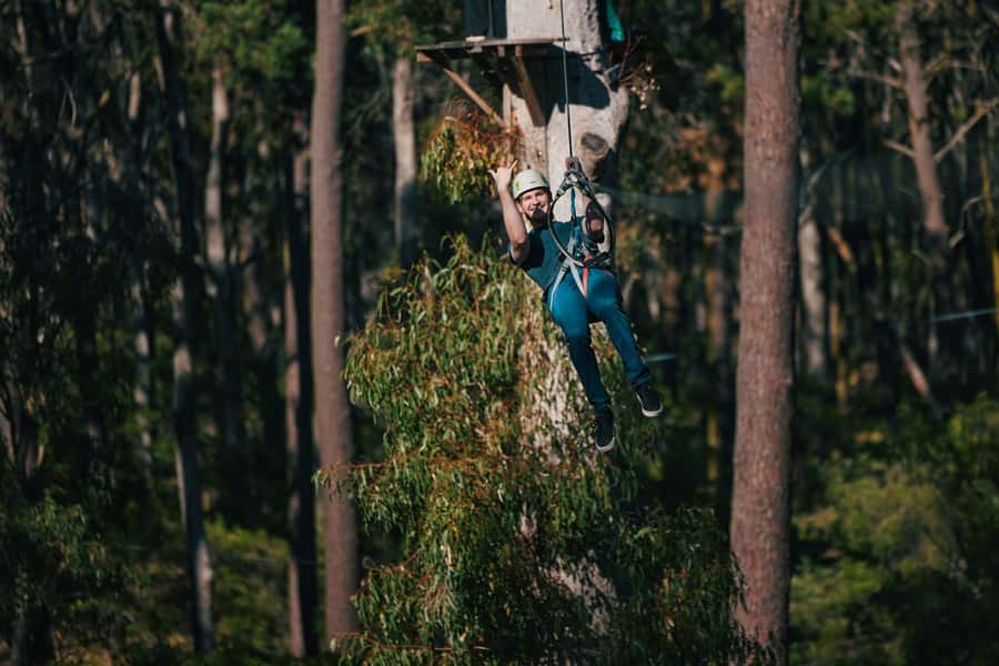 Busselton: Forest Adventure with Zip Lining and Rope Course - BMX bikes, skateboards, and Tarzan jumps