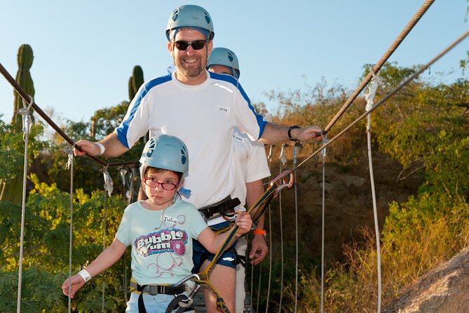 Cabo Zip-line and Rappelling Adventure - The Suspension Bridge and Rappelling Section