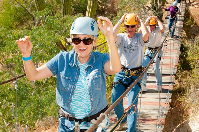 Cabo Zip-line and Rappelling Adventure - The Damiana Tasting Comes After the Action
