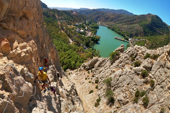 Caminito del Rey - Via Ferrata & Zip Line Adventure - Steel rungs turn the gorge into a climb